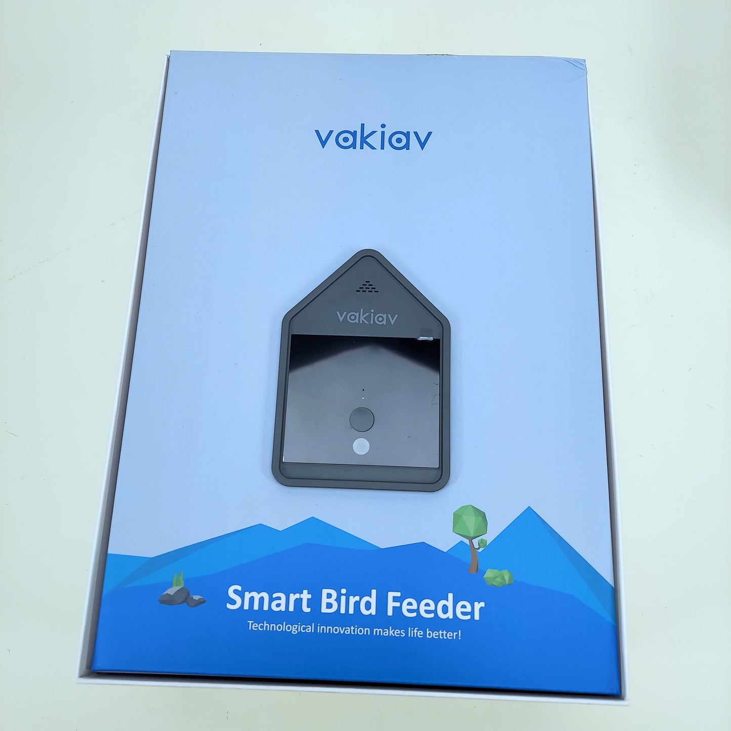 Vakiav Smart Bird Feeder with Camera AI Bird Recognition 1080P Color Vision HDR