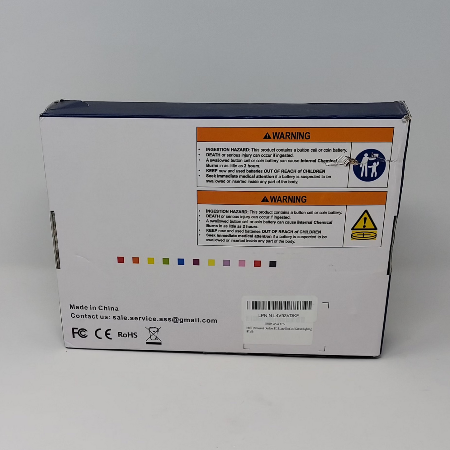 Outdoors RGB LED Colorful Eaves LED Lights 100FT Waterproof