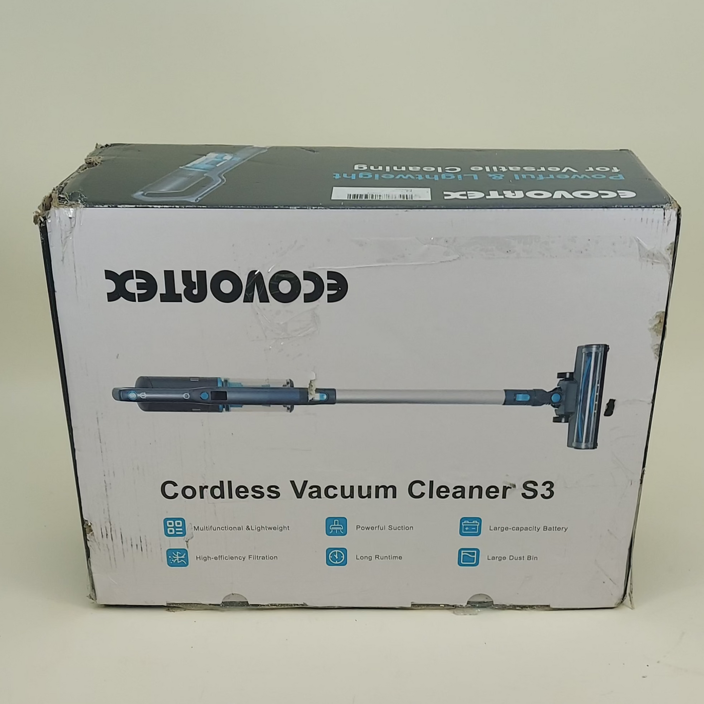 Ecovortex S3 Lightweight Rechargeable Cordless Stick Vacuum