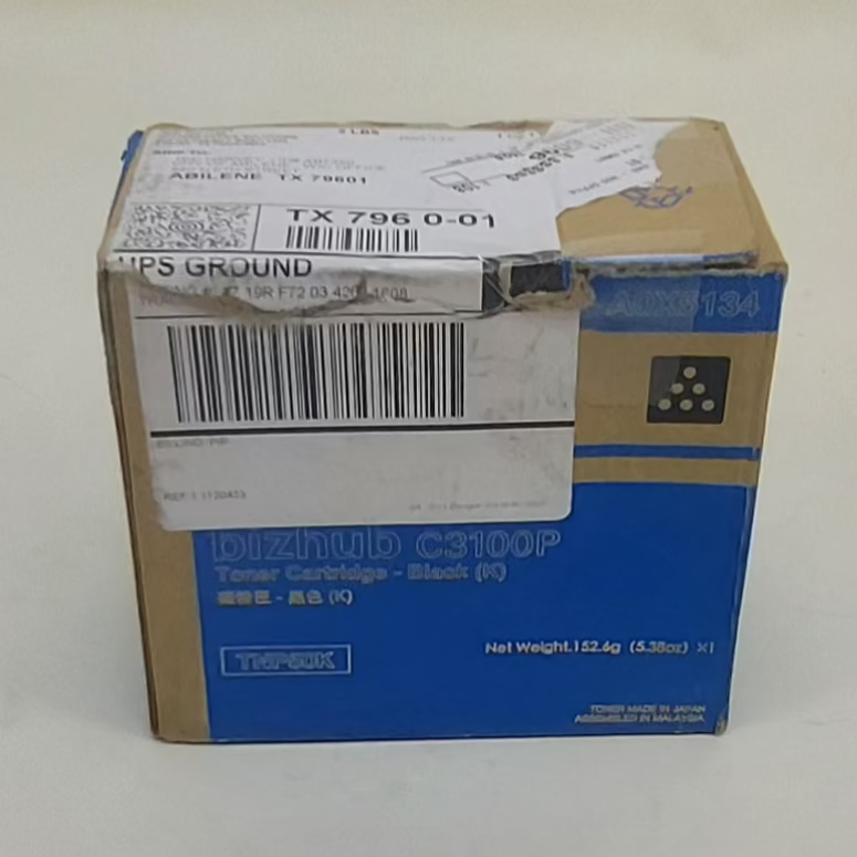 New bizhub AOX5134 C3100P Black Toner Cartridge