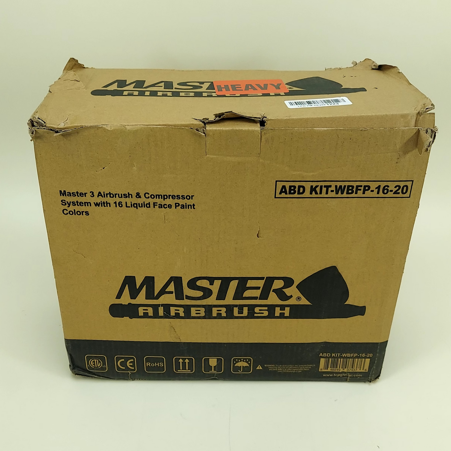 Master Airbrush ABD KIT-WBFP-16-20 Compressor, S68 & G22