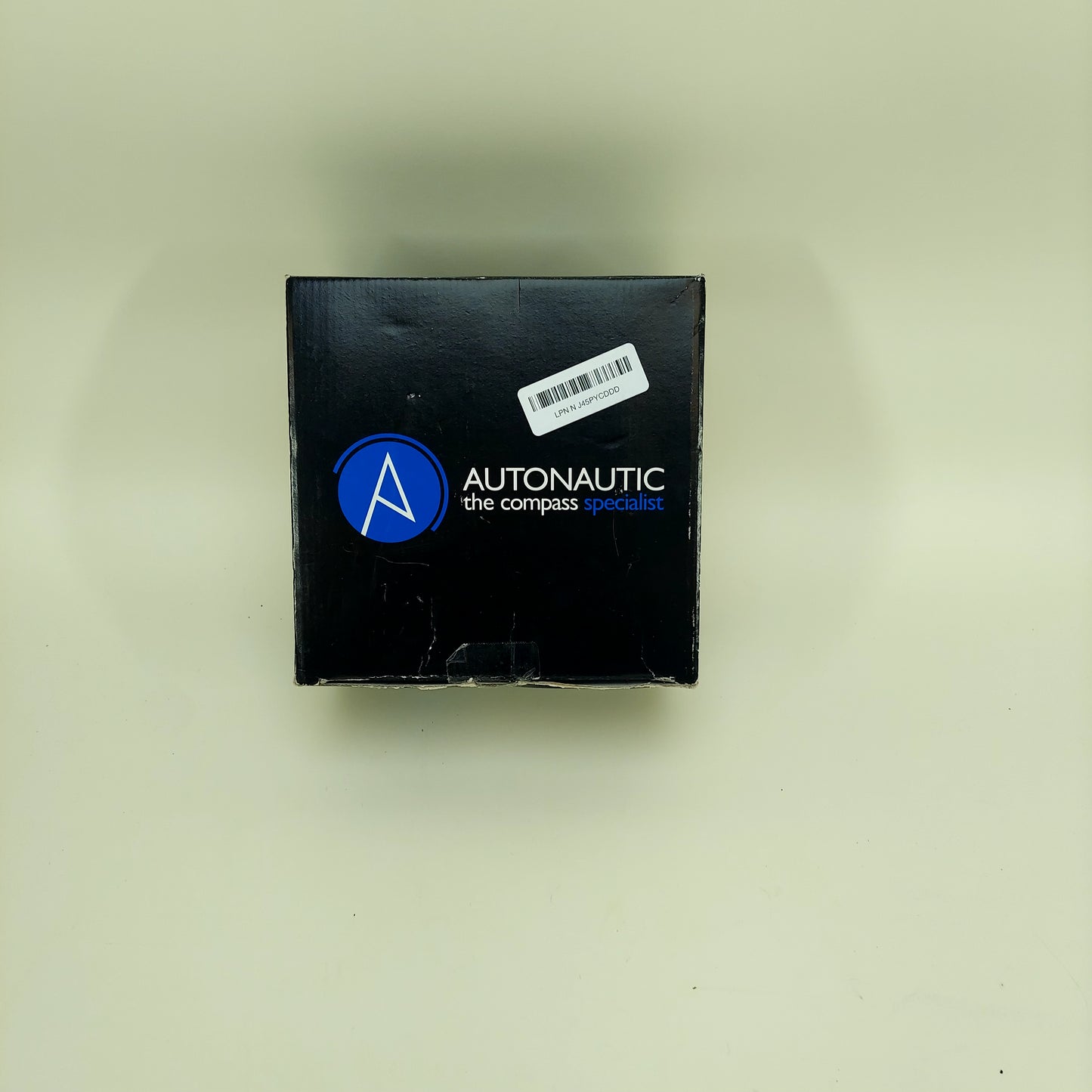 Marine Compass, Boat Flush Mounted Black Compass 85mm Flat Card Compass