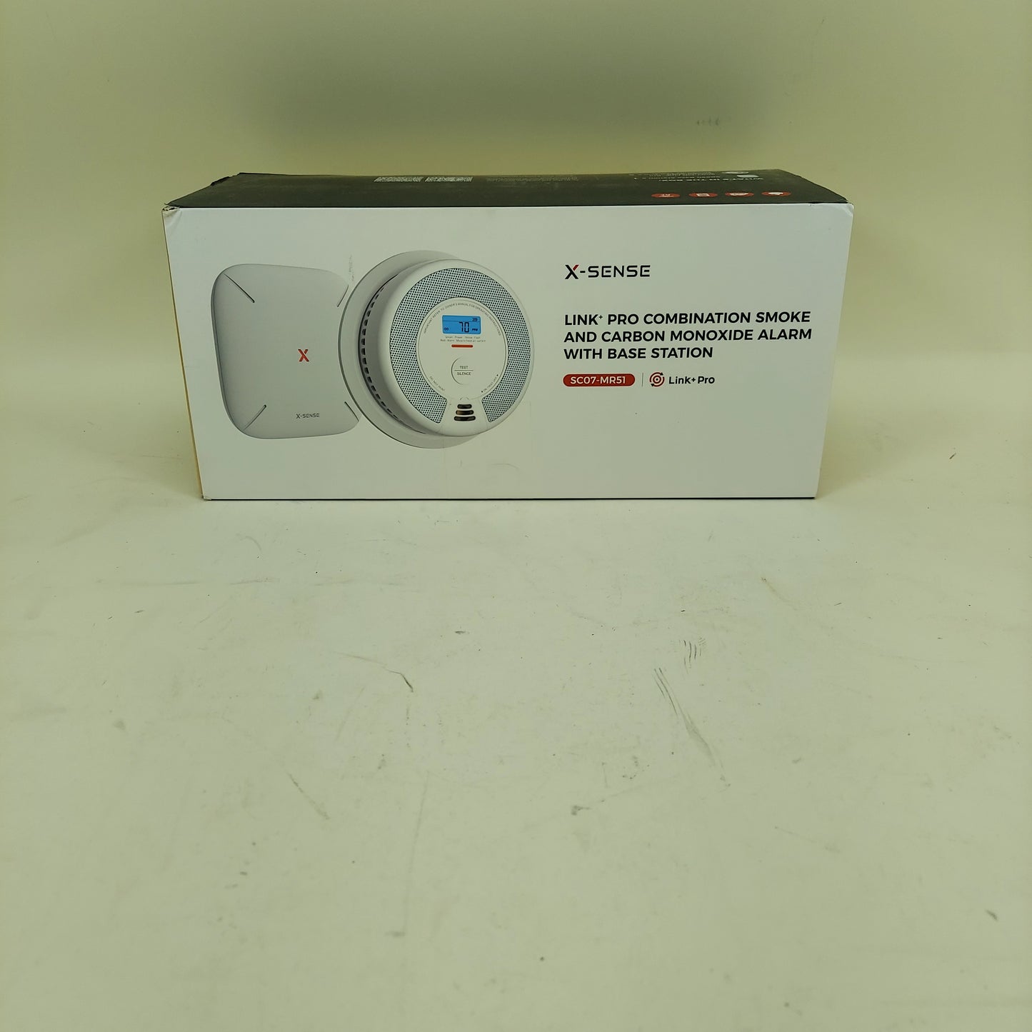 X-Sense Link+Pro Combination Smoke and Carbon Monoxide Alarm with Base Station