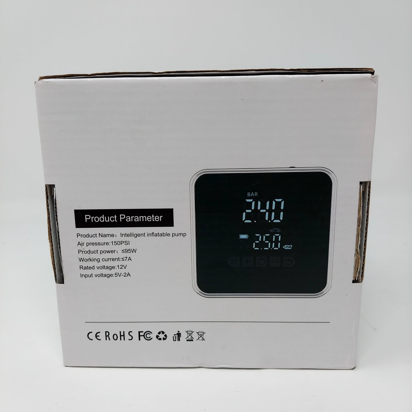 Eisoicuweer B001 Intelligent Inflatable Air Pump Portable Smart Air Compressor