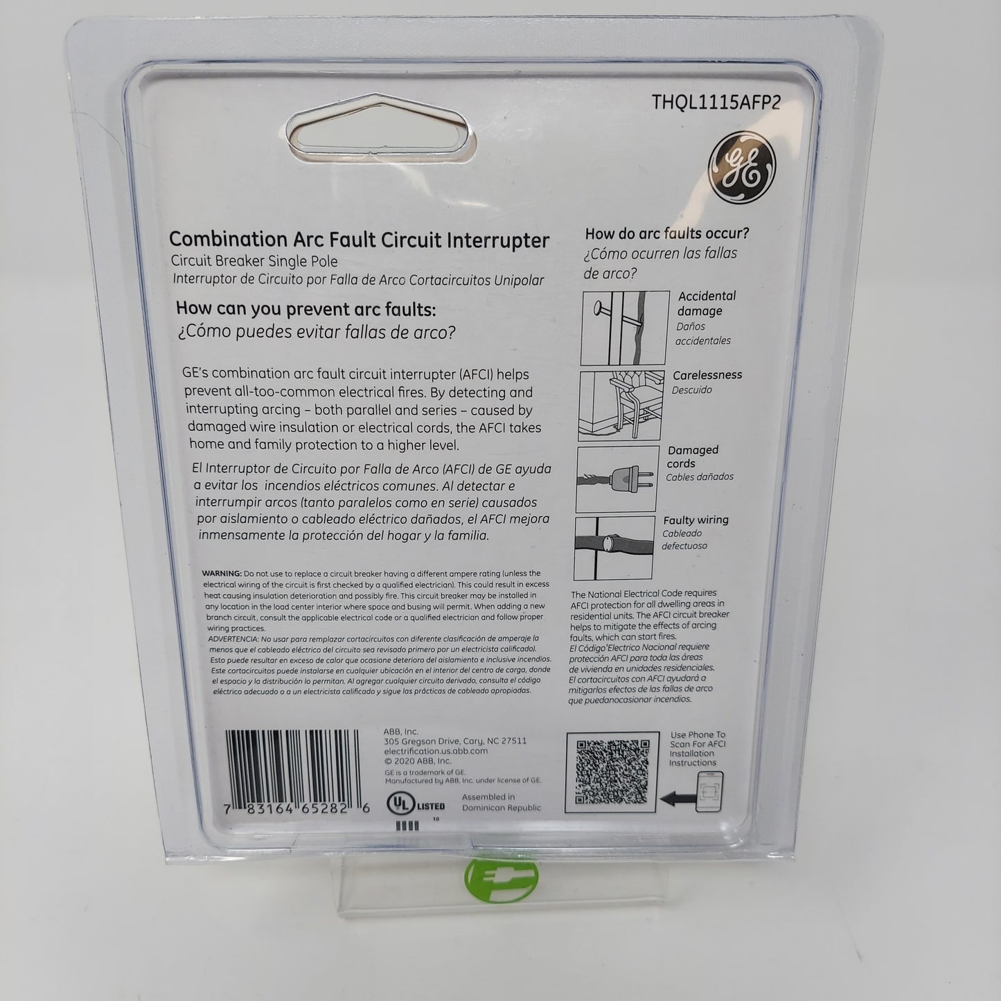 New GE Arc Fault Circuit Interrupter