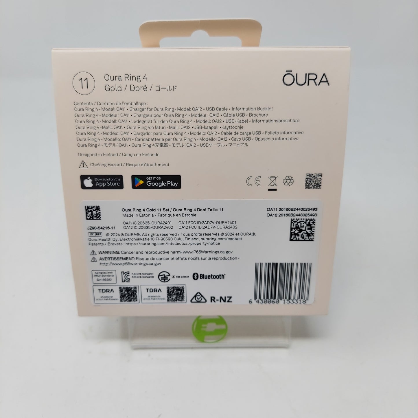 Oura oura ring 4 Ring JZ90-54216-11