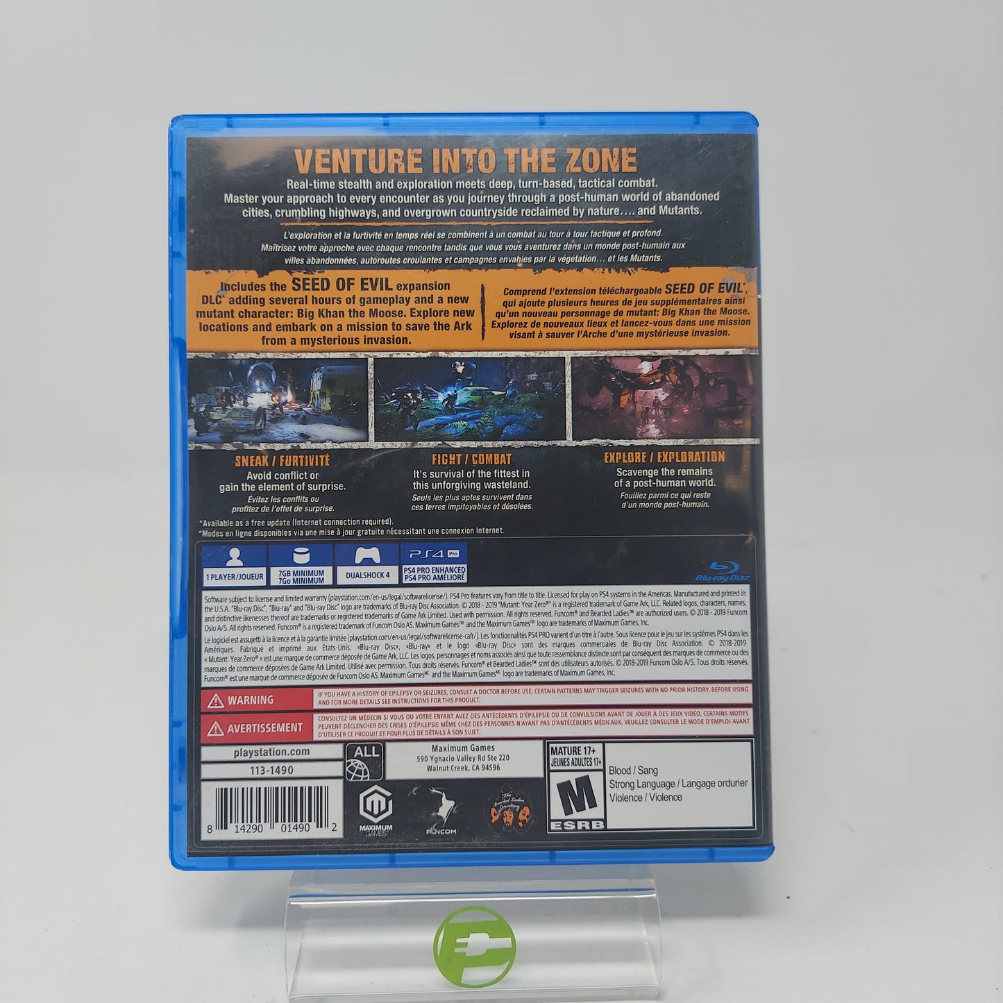 Mutant Year Zero: Road to Eden (Sony PlayStation 4 PS4, 2019)