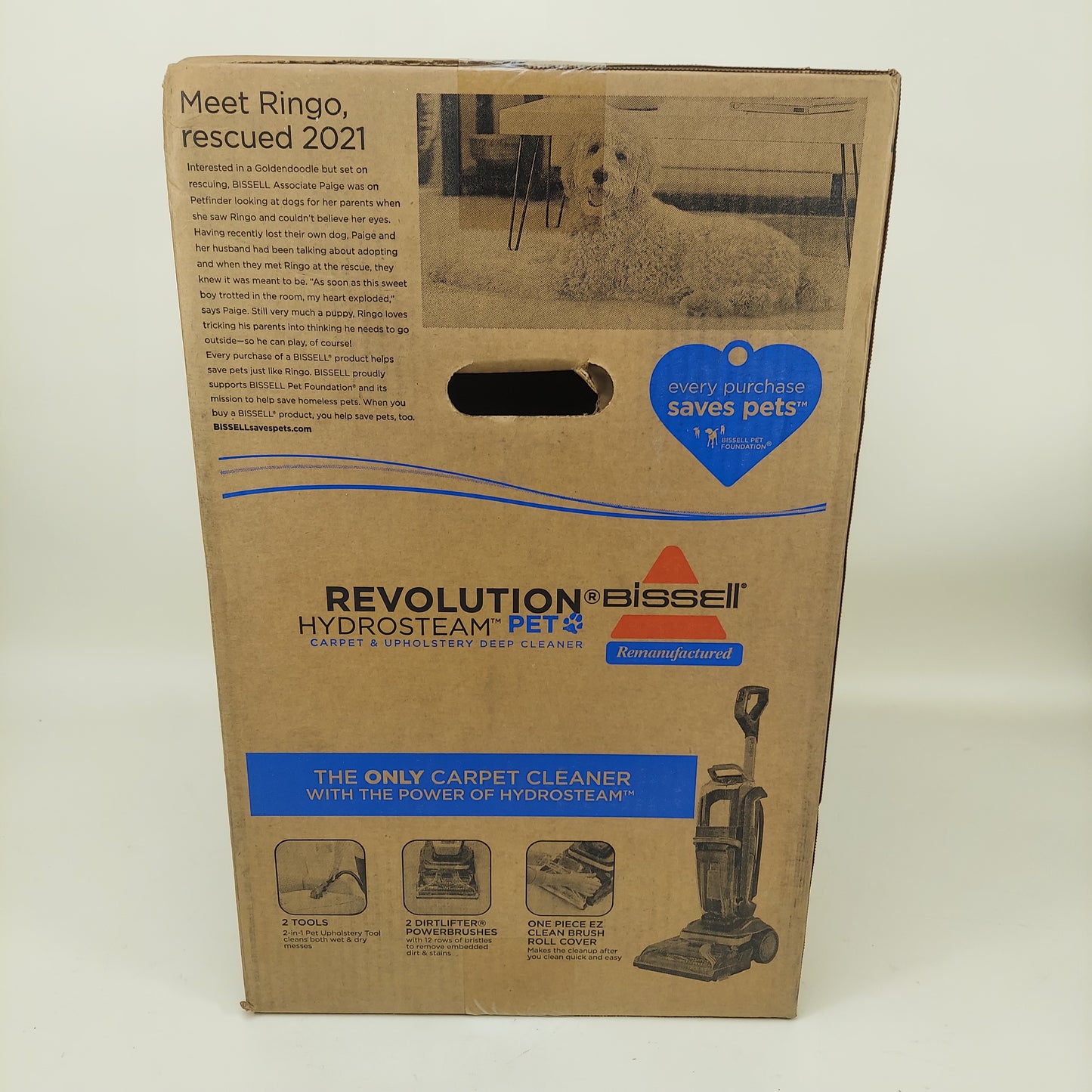 New Bissell HydroSteam Pet Hydro Steam Cleaner 3424R