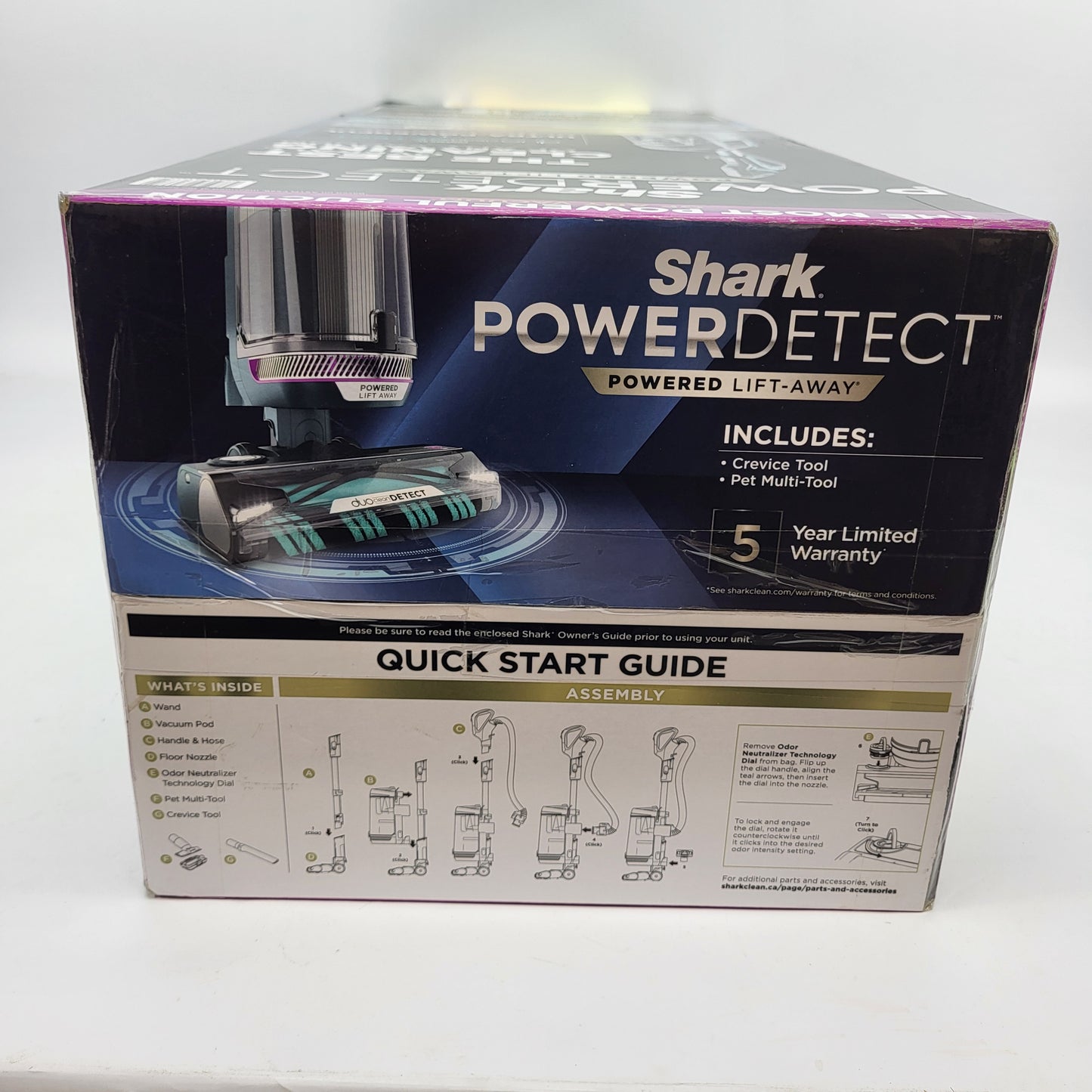 New Shark AZ4000 Corded Canister/Cylinder Blue