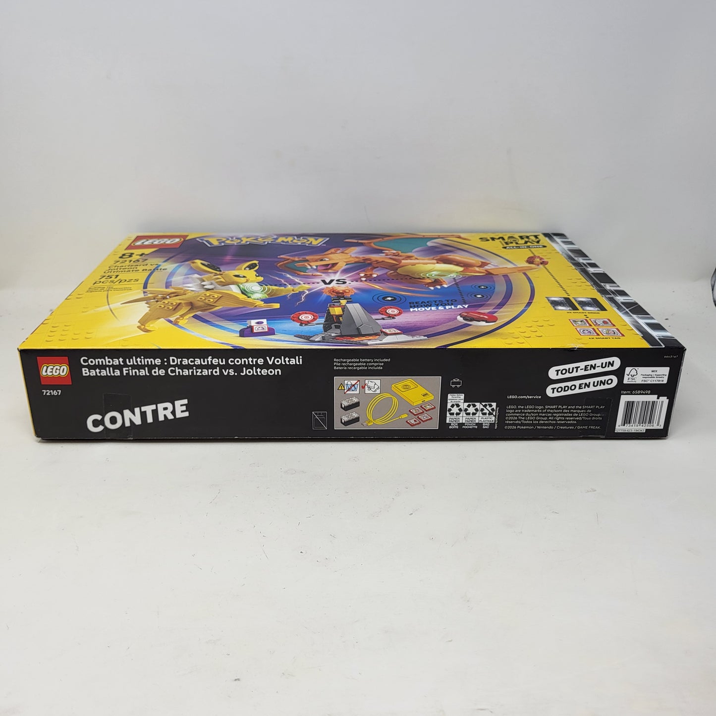 New LEGO Charizard vs. Jolteon Ultimate Battle 72167 Pokemon SMART Play
