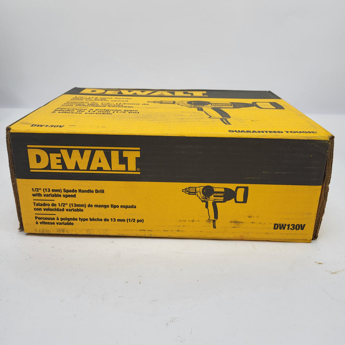 New Dewalt Electric Drill Spade Handle, 1/2-Inch, 9-Amp DW130V