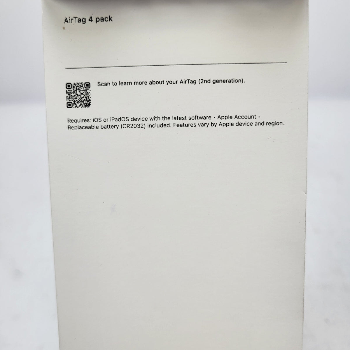 New Apple Airtag (2nd Gen) 4 Pack White MFEA4LL/Aย