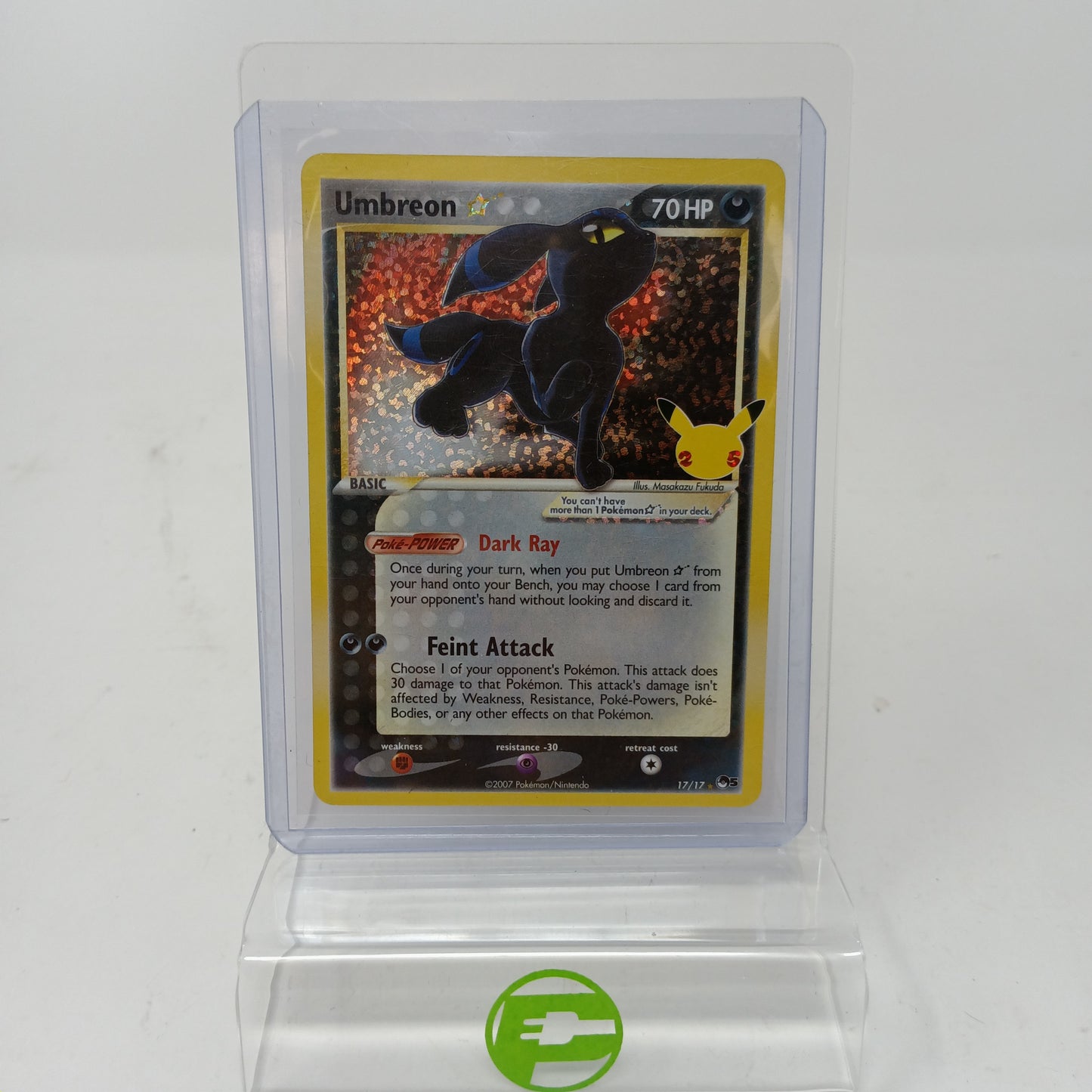 Pokémon TCG Celebrations: Classic Collection Umbreon 17/17 English