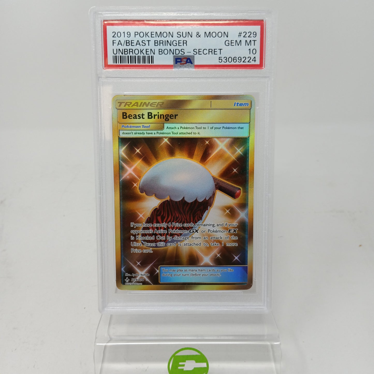 Pokémon TCG Sun & Moon Beast Bringer 229 English PSA 10