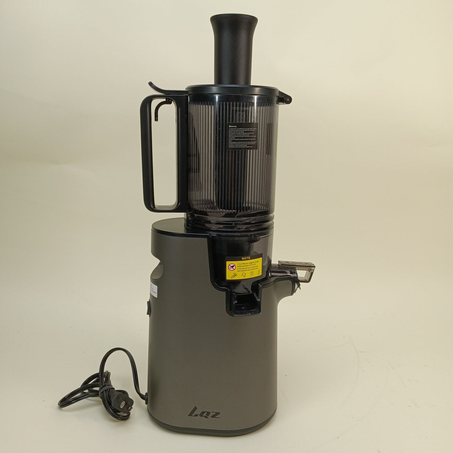 LQZ Cold Press Juicer, Slow Masticating Juicer Machines, 350W Juice Extractor