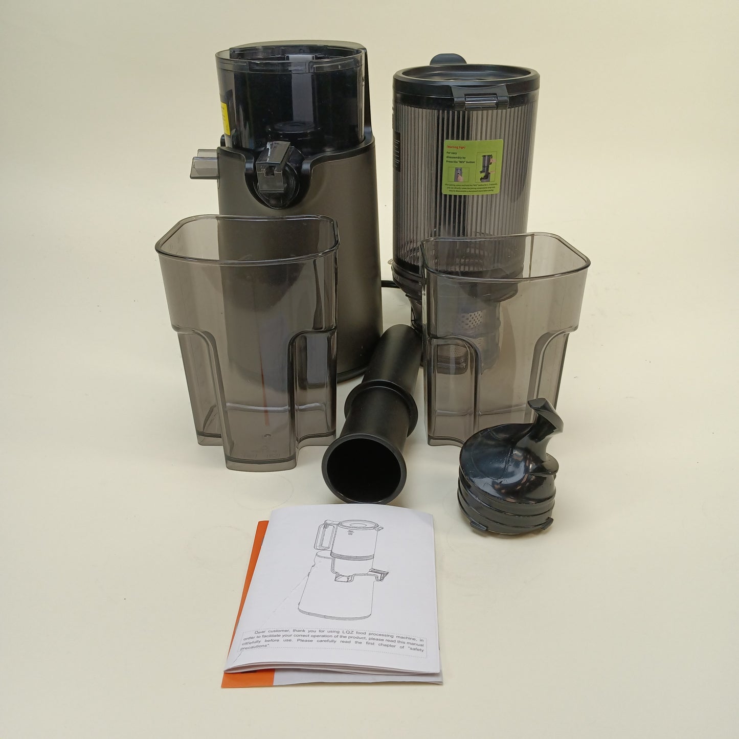 LQZ Cold Press Juicer, Slow Masticating Juicer Machines, 350W Juice Extractor