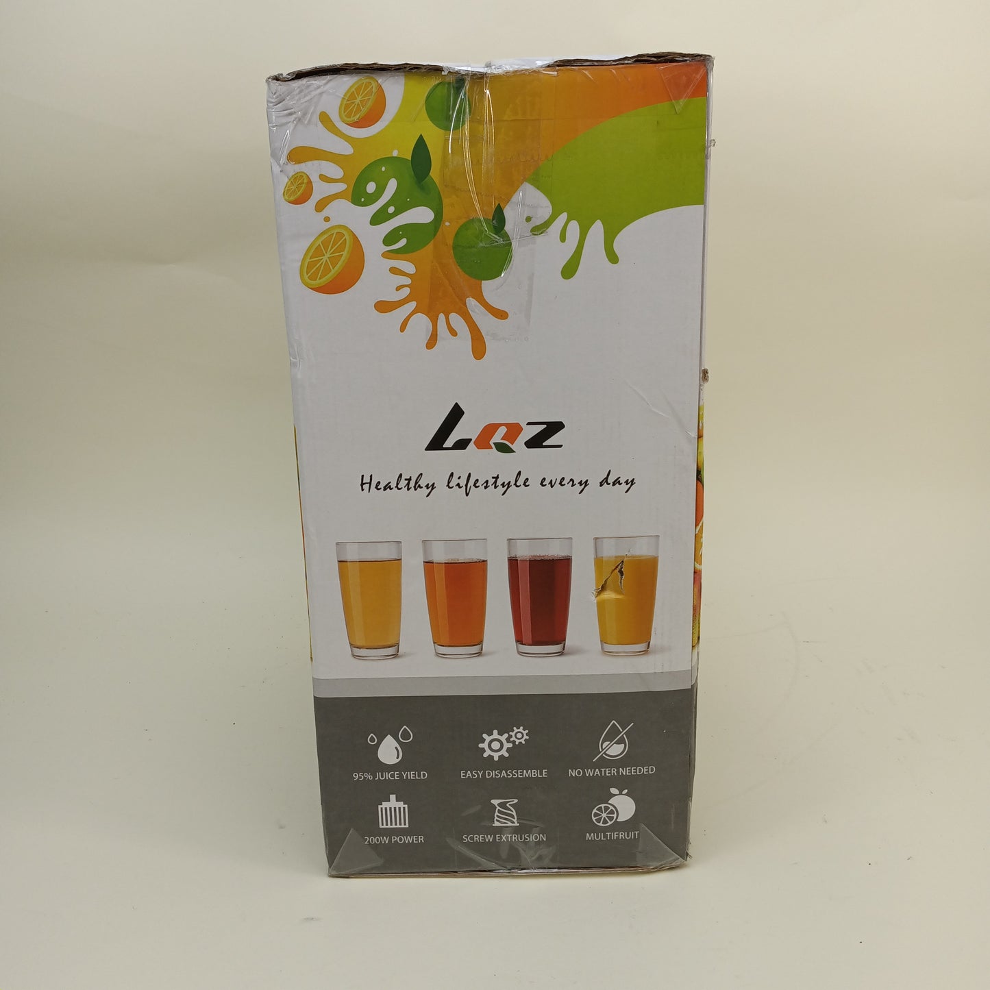 LQZ Cold Press Juicer, Slow Masticating Juicer Machines, 350W Juice Extractor