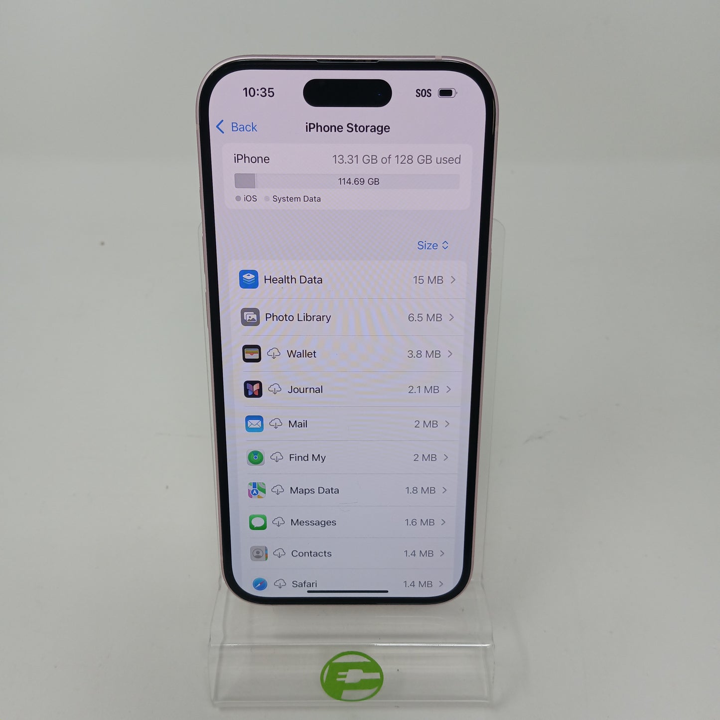 Unlocked Apple iPhone 15 128GB Pink MTLW3LL/A