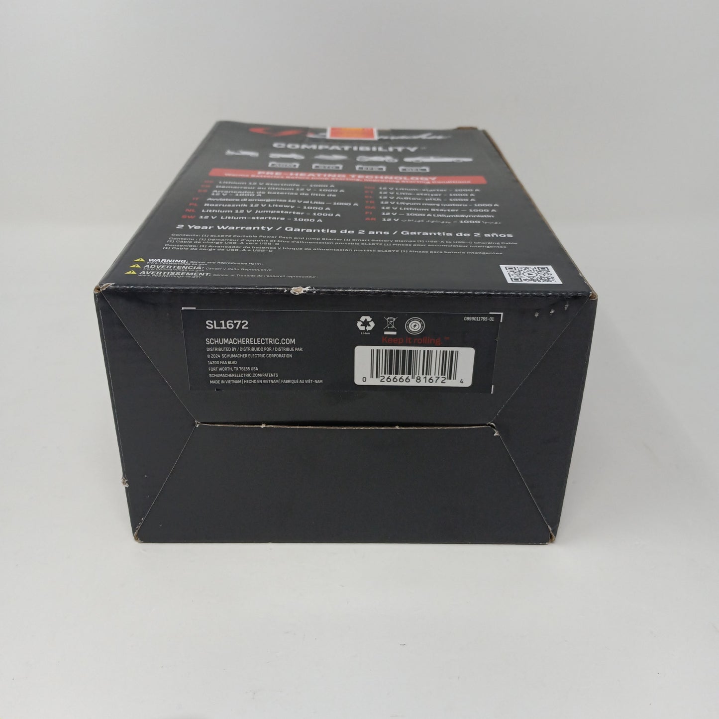 New Schumacher SL1672 Jump Starter