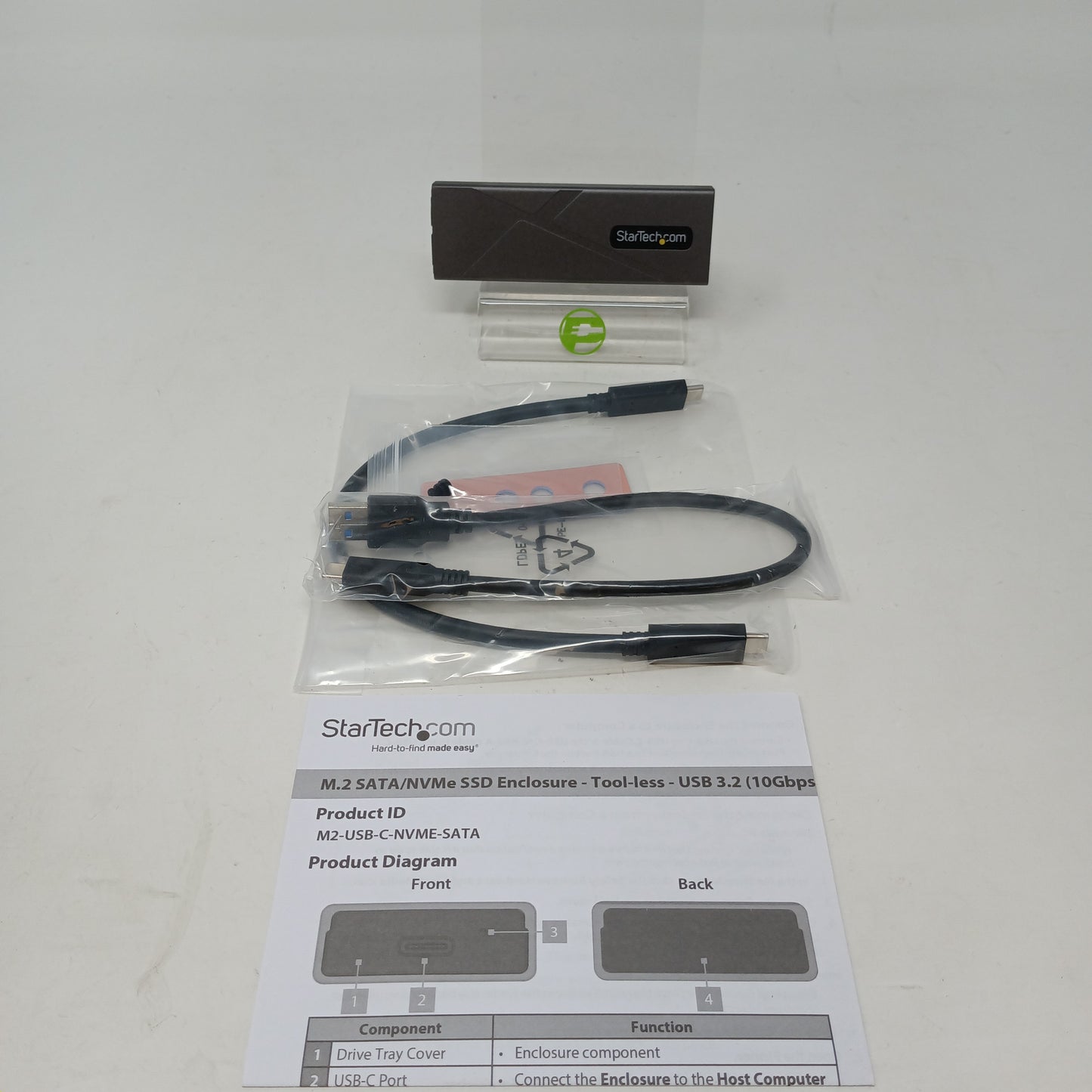 Startech M2 NVMe SSD Portable Enclosure USB-C