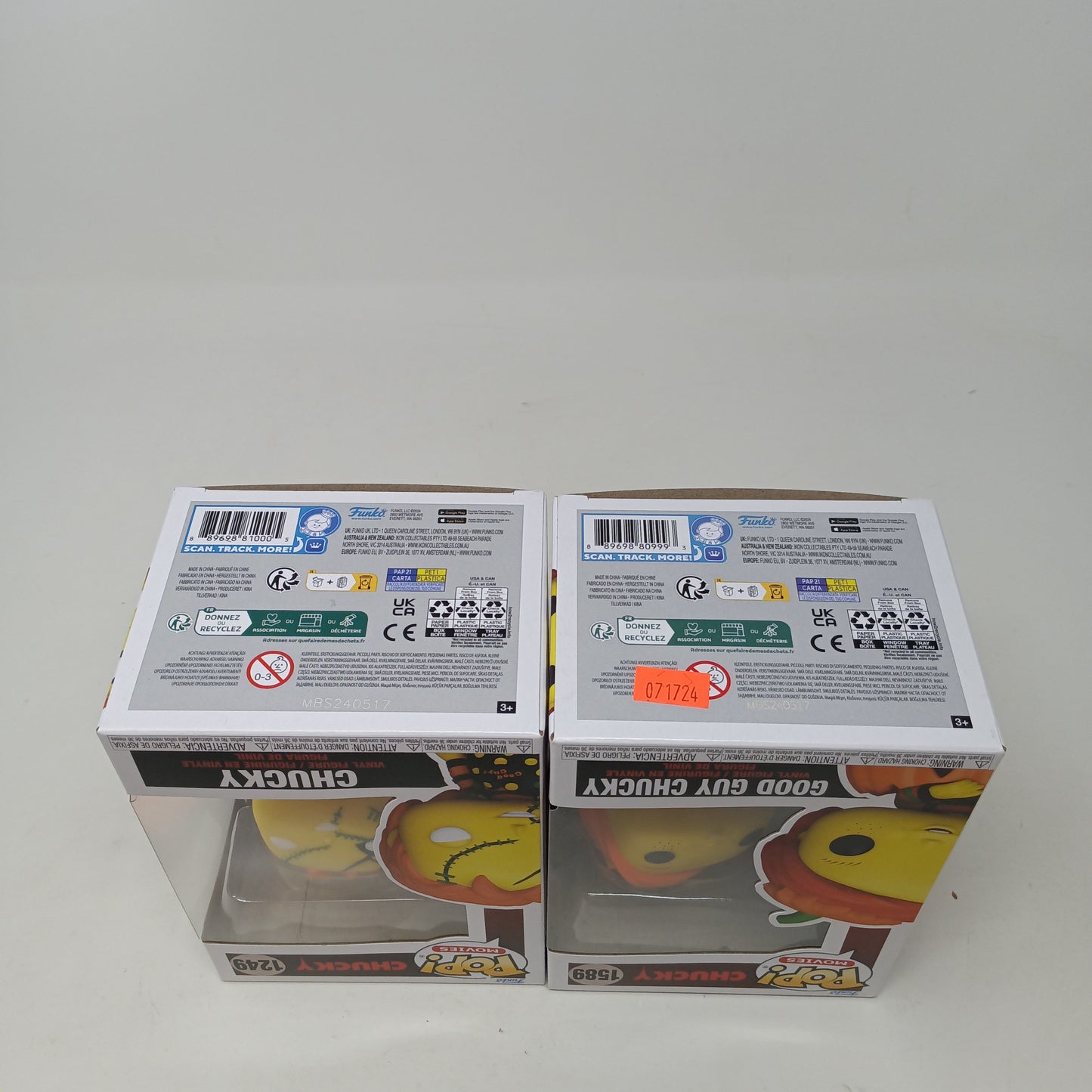 New Funko Pop! Good Guy Chucky #1589 Chucky - Child’s Play Movies Funko Pop 1249