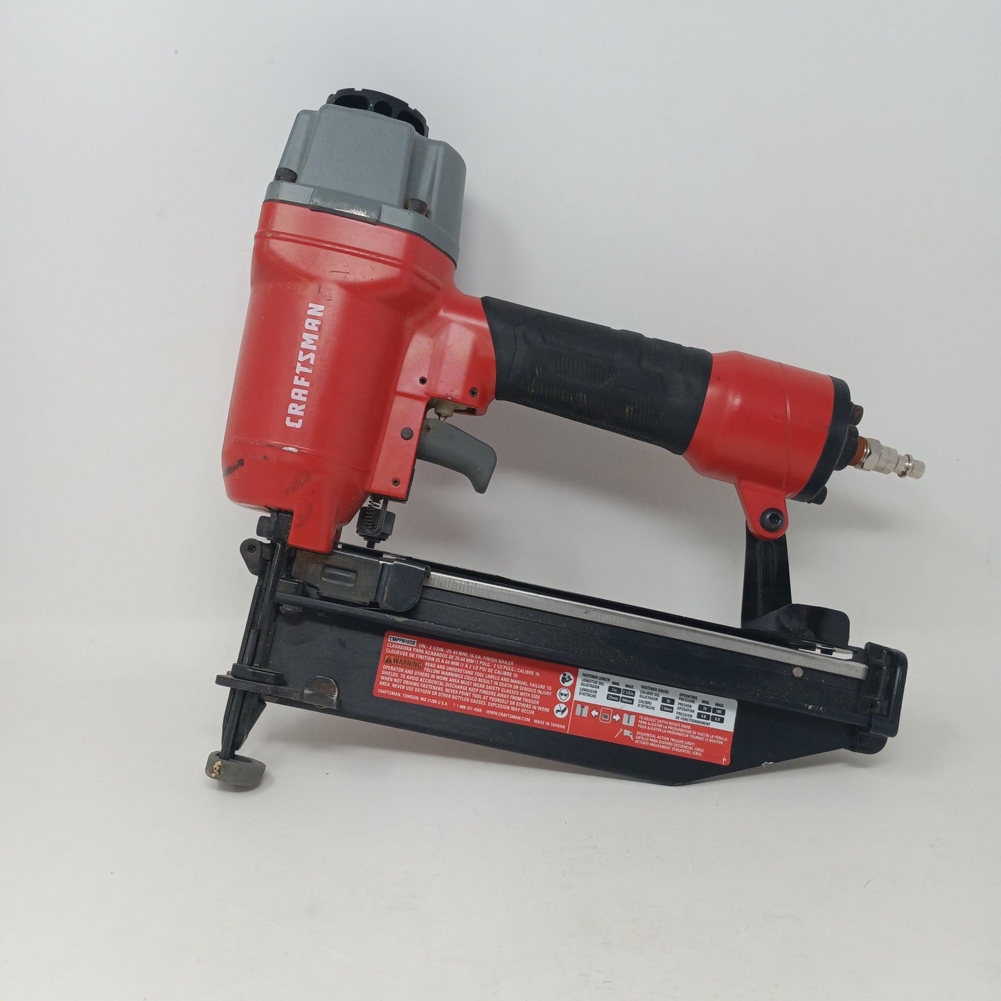 Craftsman Finish Brad Staple Nailer 16ga, & 18ga, CMPFN16SB, CMPBN18SB, CMPCS38