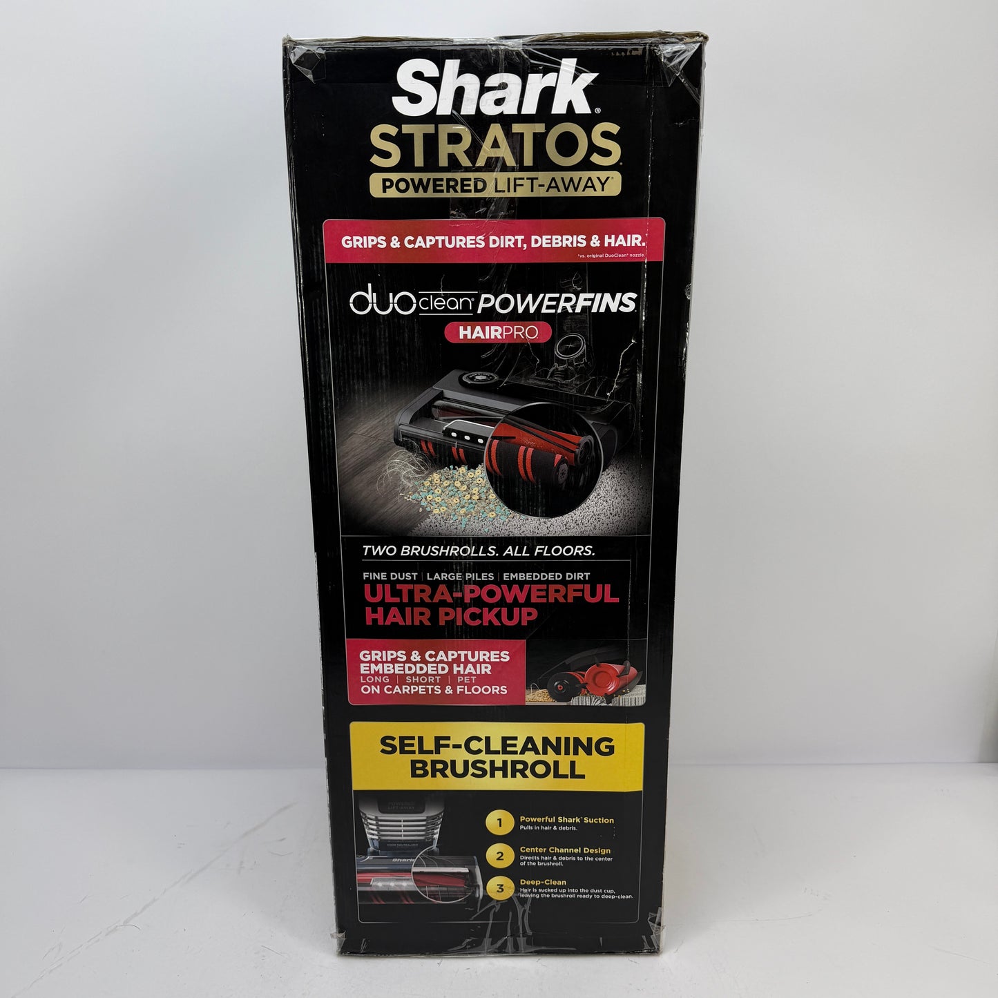 Shark Stratos Powered Lift-Away Upright Vacuum DuoClean PowerFins HairPro AZ3002