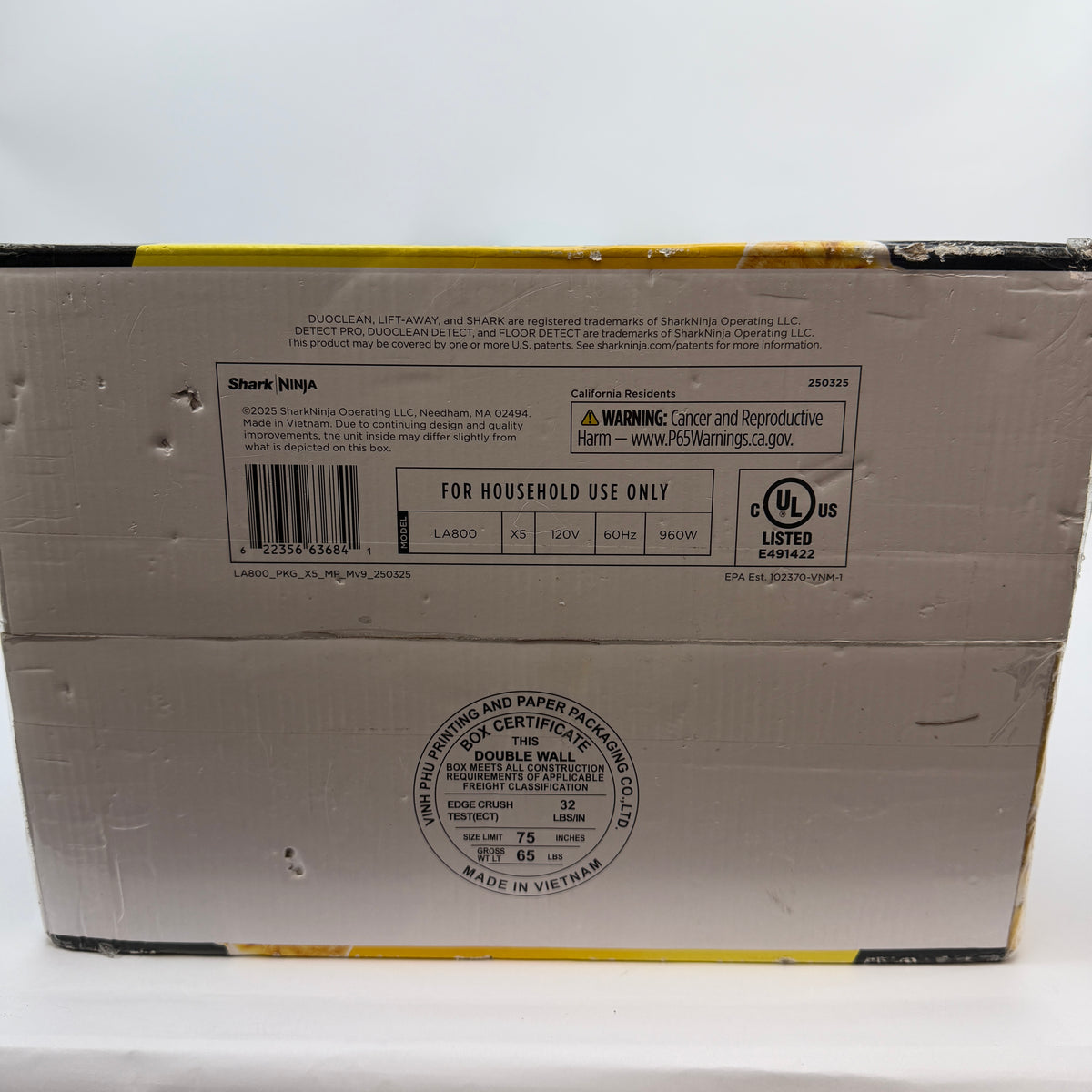 New Shark LA800 Detect Pro Upright Bagless Corded Vacuum Cleaner Black