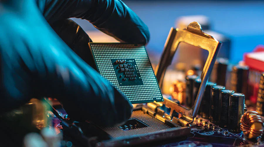 High-end desktop CPU displayed for resale evaluation at PayMore Abilene