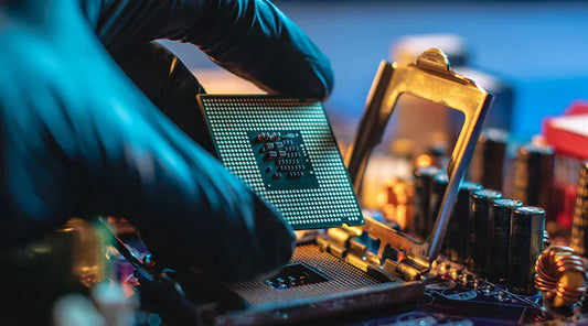 High-end desktop CPU displayed for resale evaluation at PayMore Abilene