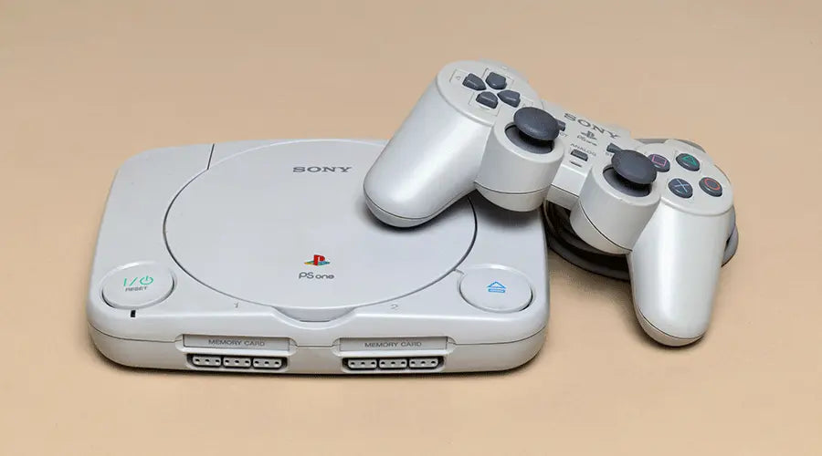 Retro gaming consoles including Nintendo 64 and PlayStation 2