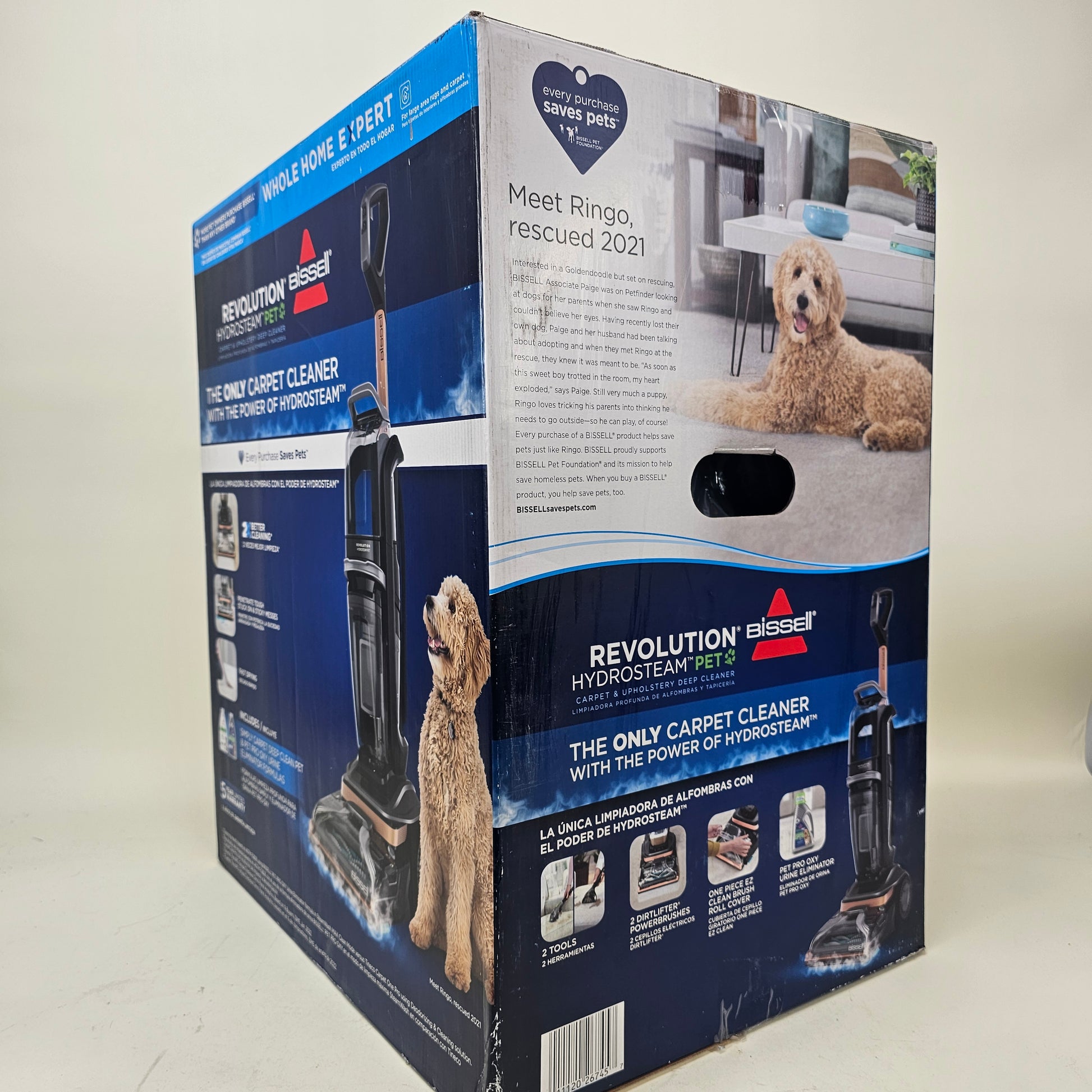 New Shark Power Detect Revolution Hydrosteam Pet 34242
