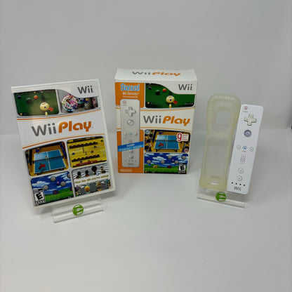 Nintendo Wii Play w/ WiiMote White RVL-Q RHAE USZ RVL-003