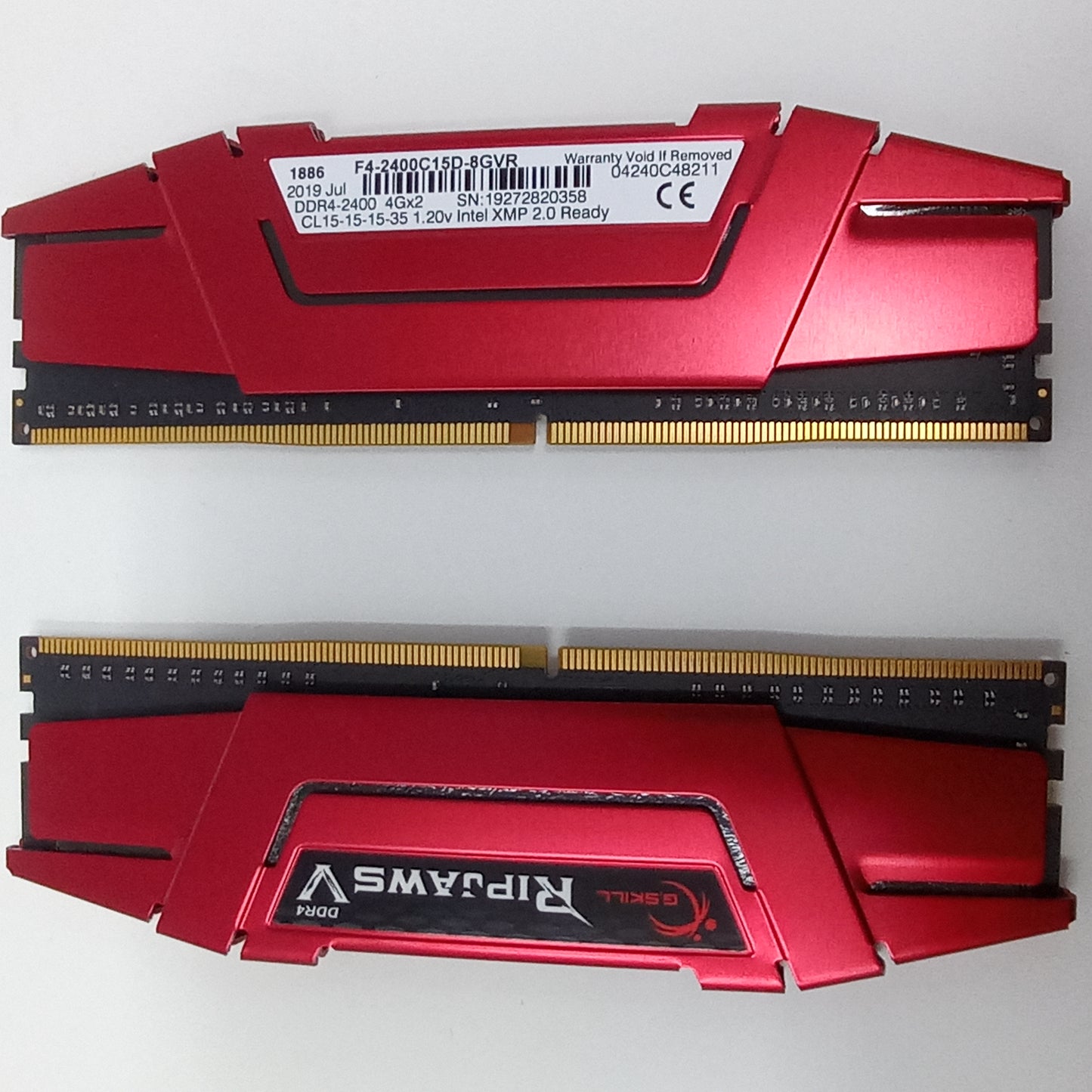 G.Skill RipJaws V 8GB (2x4GB) DDR4 2400MHz 21404054729