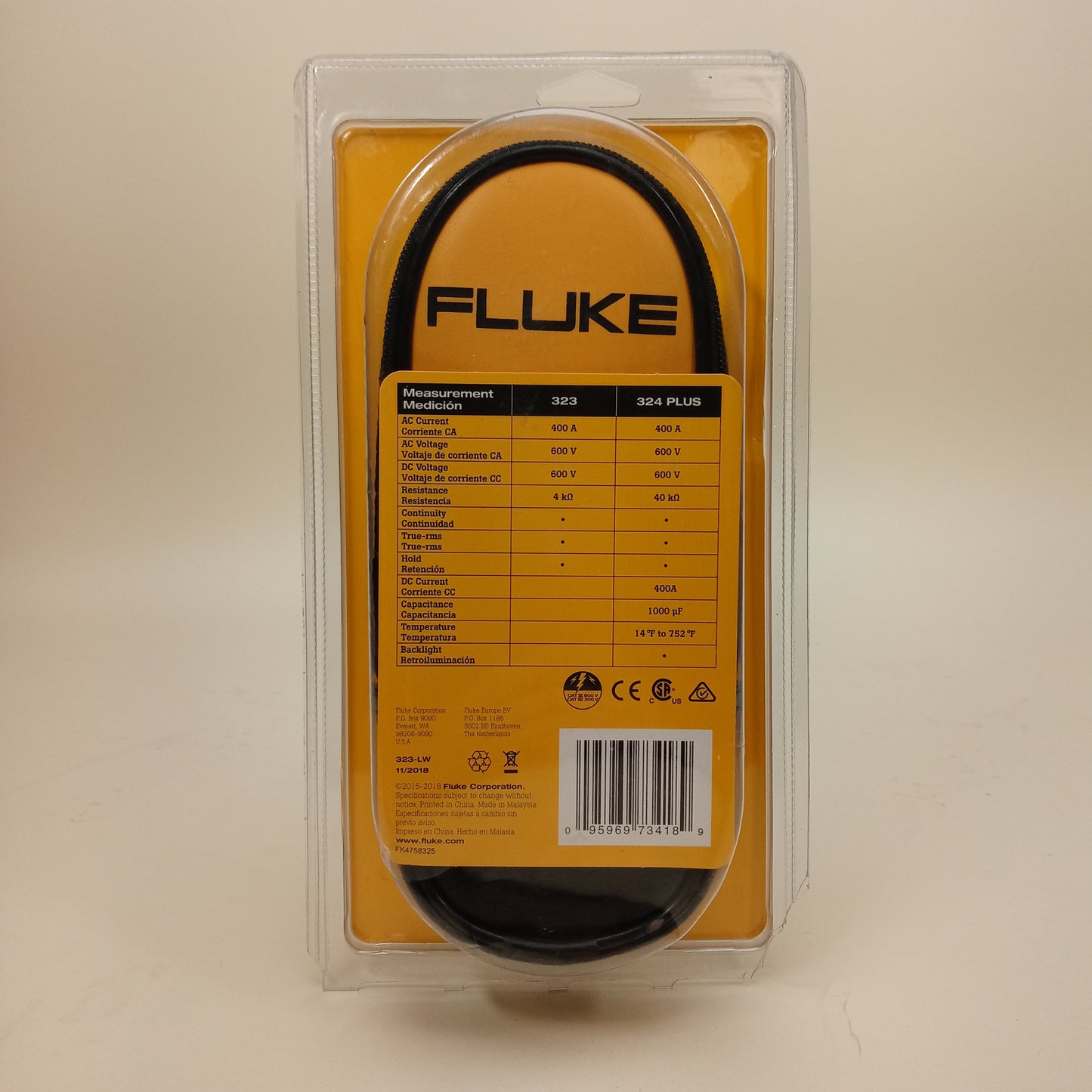 New Fluke 772346 600V AC/DC Clamp Meter