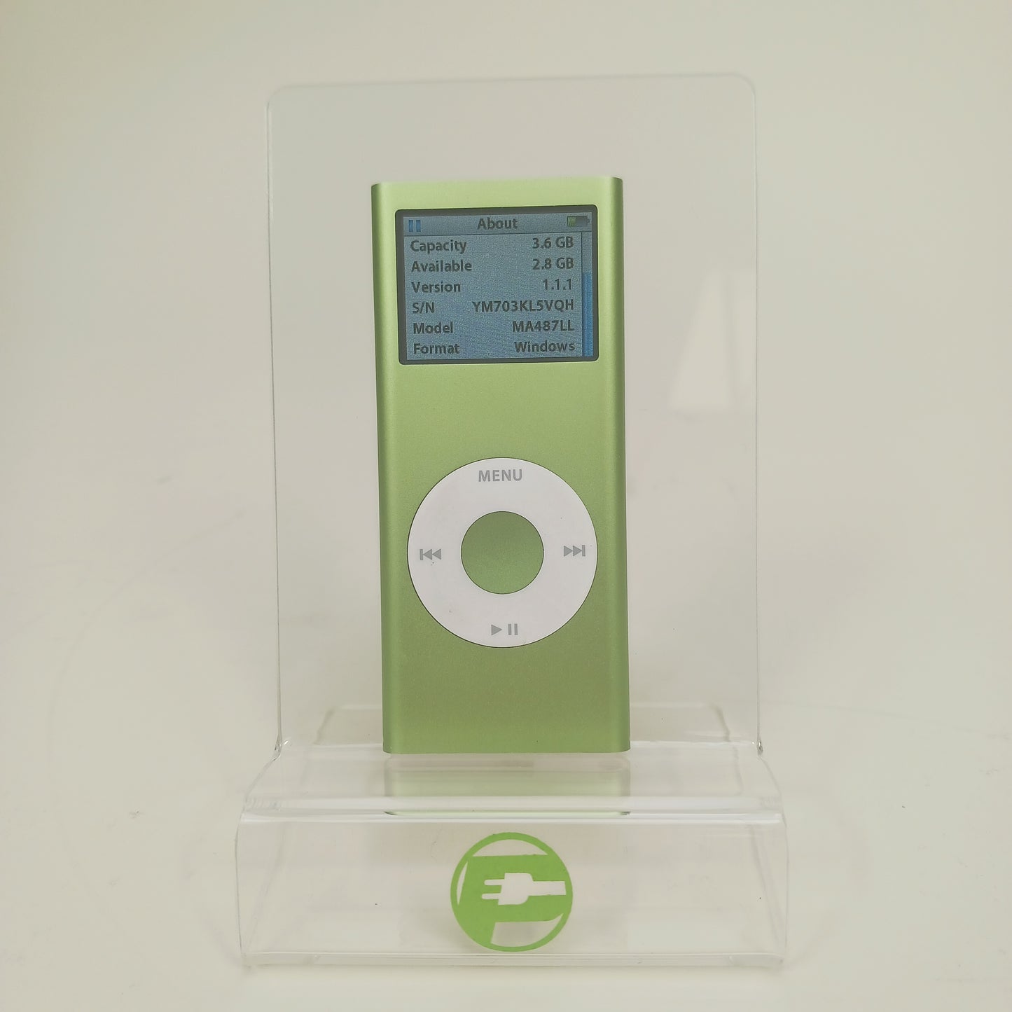 Apple iPod Nano 2nd Gen 4GB Green A1199