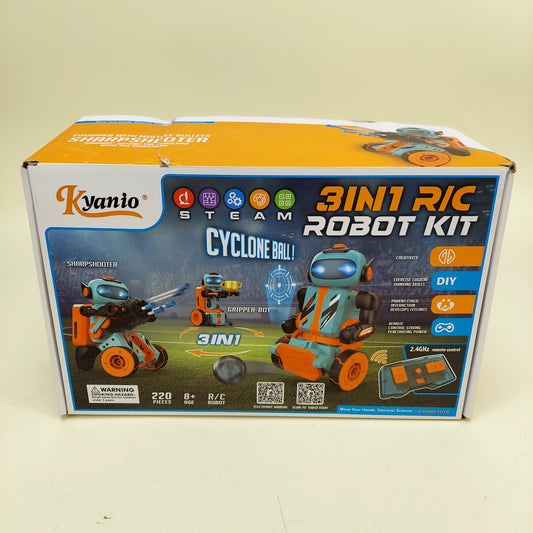 Kyanio 3 In 1 Coding R/C Robot Kit Modular Assembly DIY