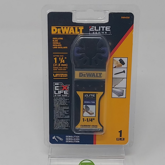 New DeWalt Elite - Oscillating Blade 1 1/4" Carbide Edge (DWA4250)