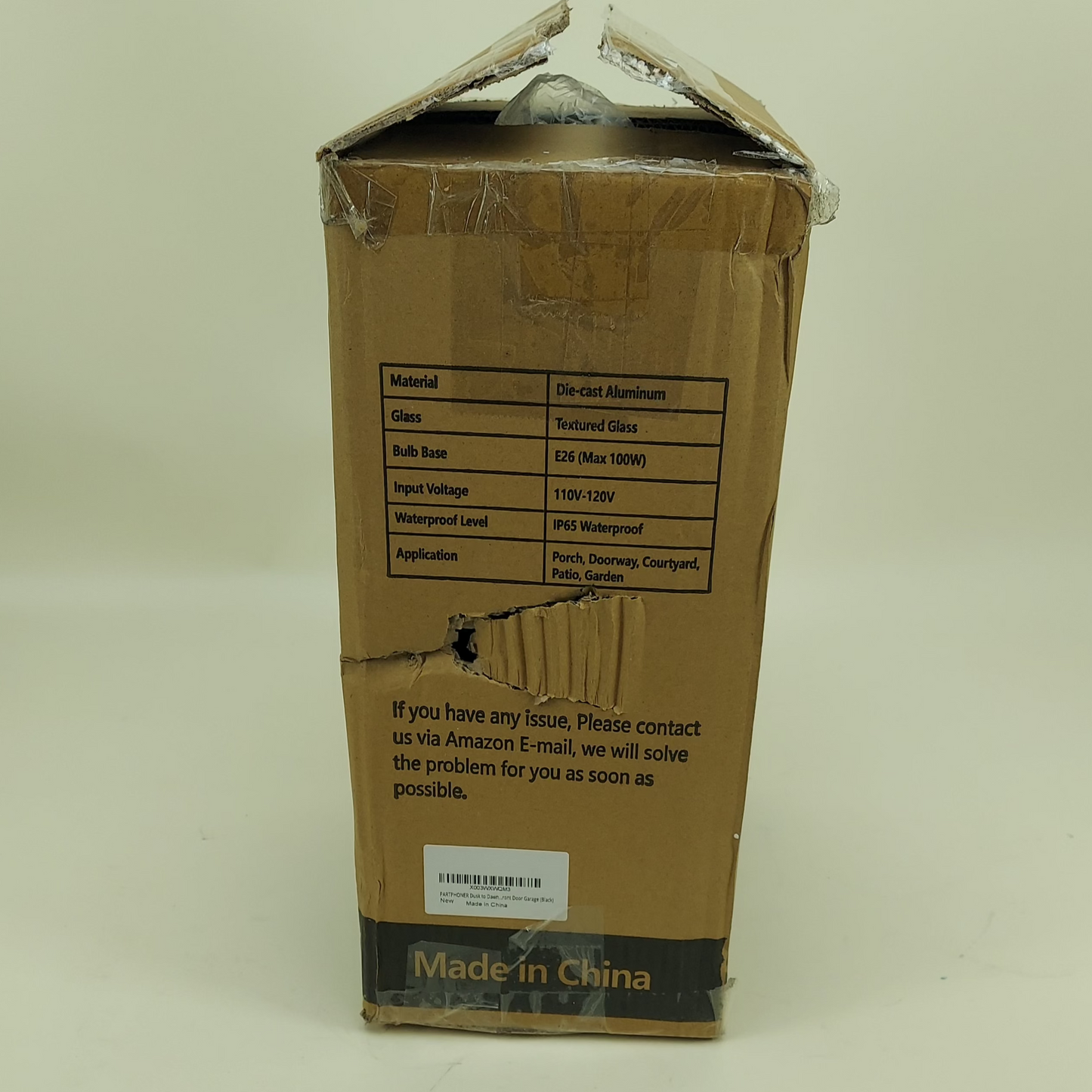 Outdoor Wall Light with Sensor