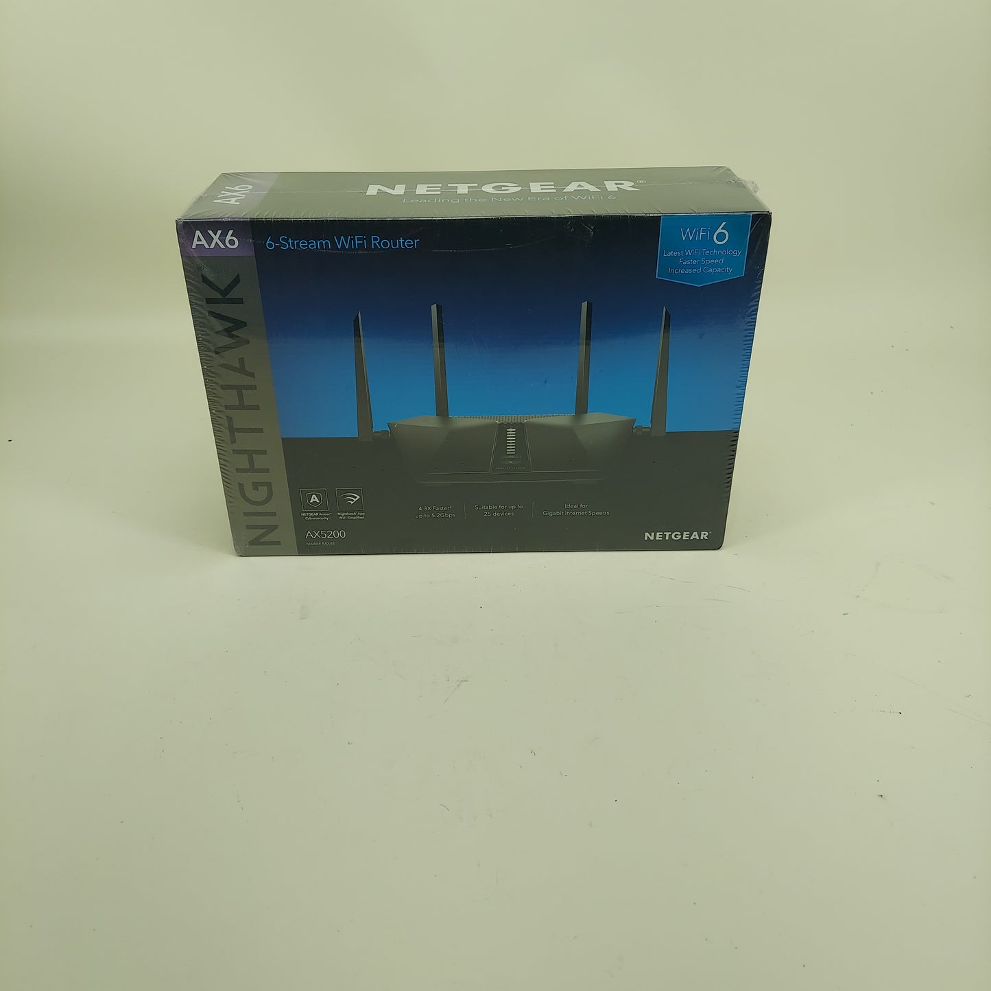 New NETGEAR Nighthawk RAX48-100nas Smart Wi-Fi Router