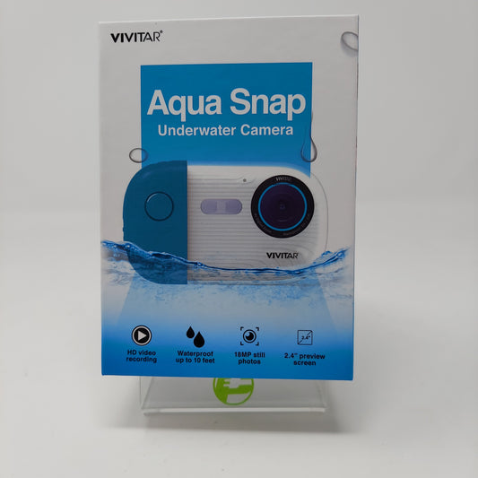 Vivitar Aquasnap VE050-NOC 18.1MP Underwater Camera 60 Shutter Count