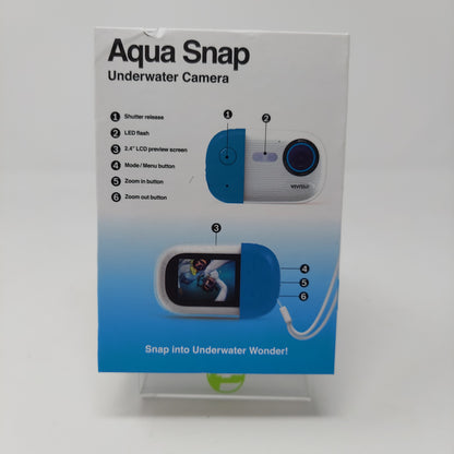 Vivitar Aquasnap VE050-NOC 18.1MP Underwater Camera 60 Shutter Count