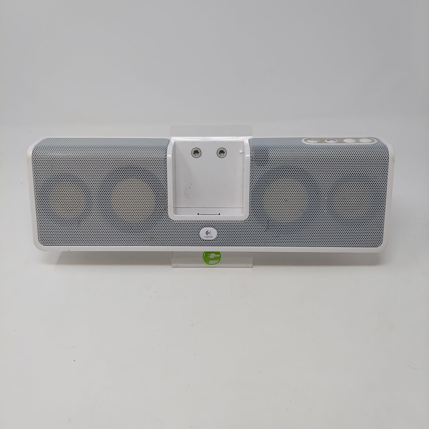 White Logitech MM50 Speaker Dock