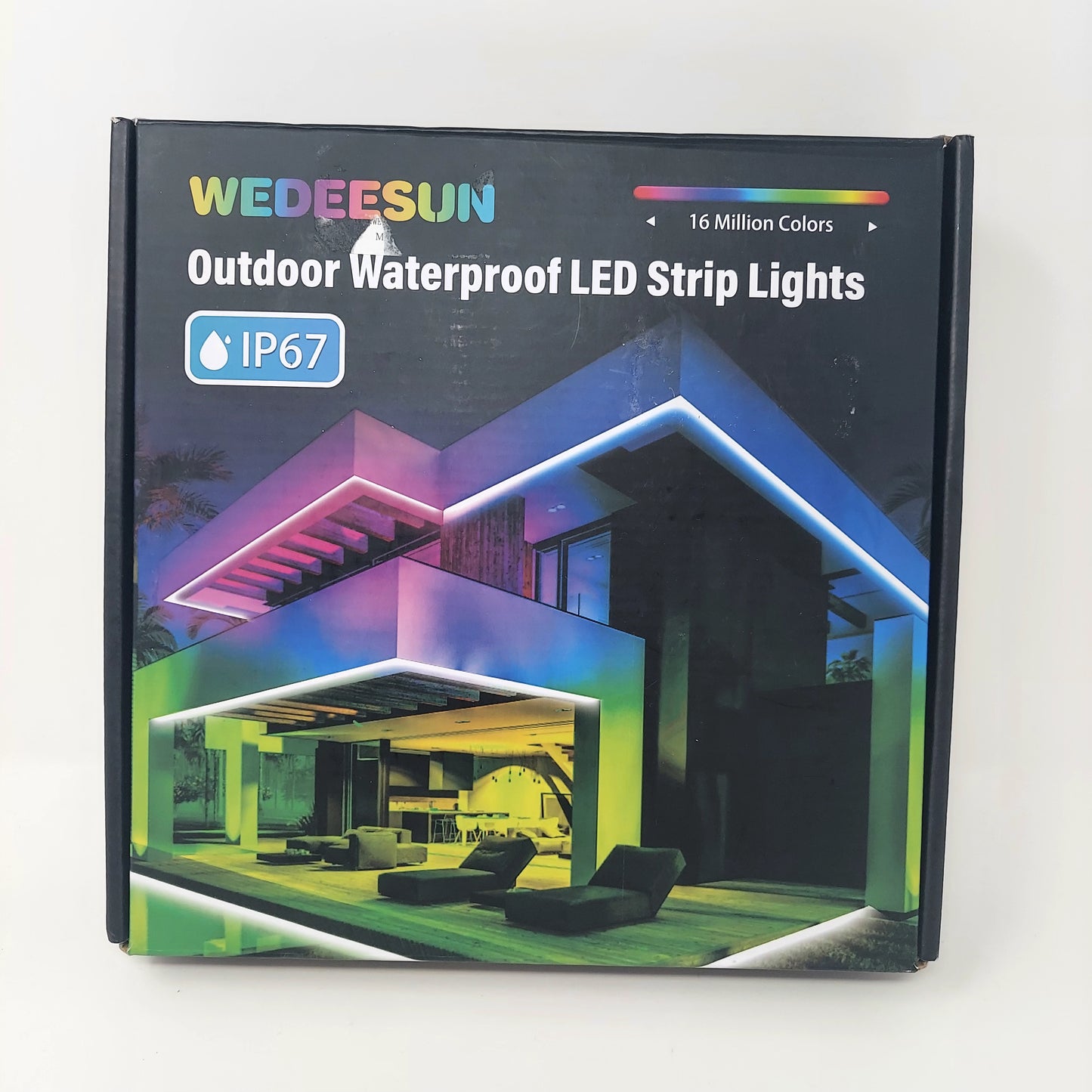 Outdoor Waterproof RGB Led Strip Lights IP67 App Controlled