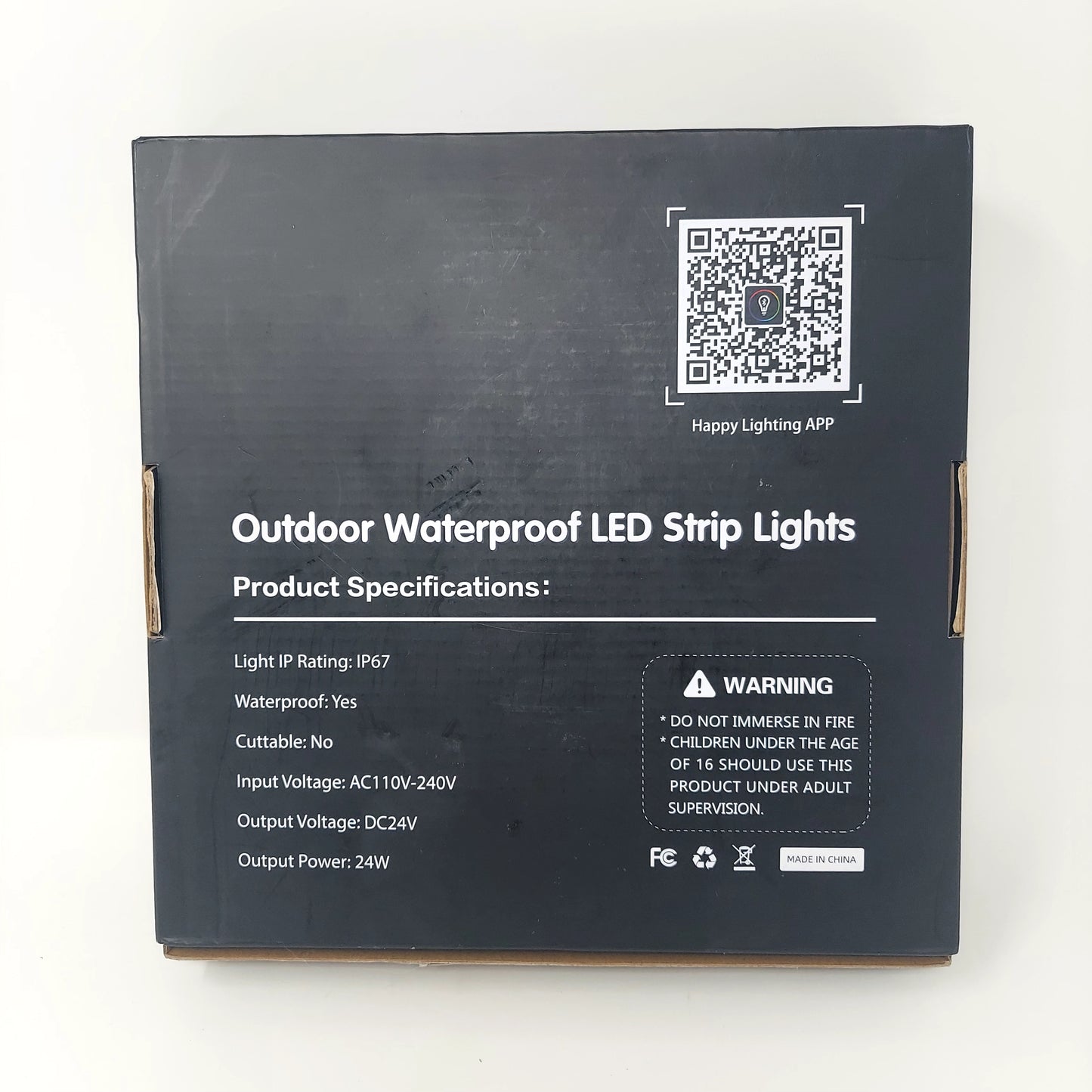 Outdoor Waterproof RGB Led Strip Lights IP67 App Controlled