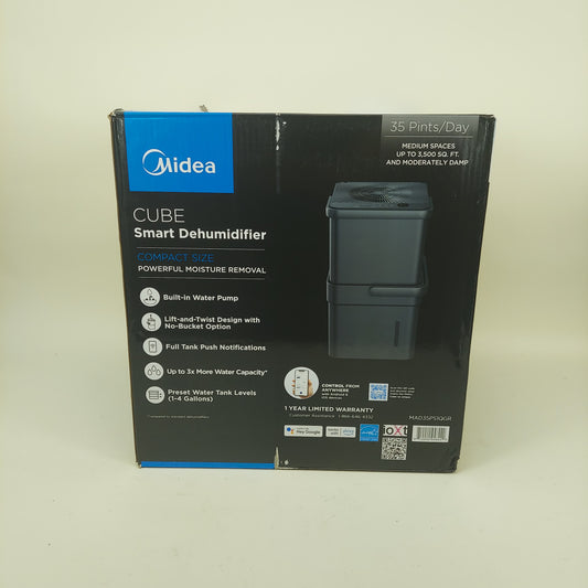 New Midea Cube Smart Dehumidifier MAD35PS1QGR
