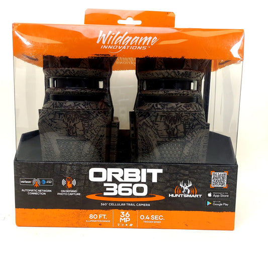 New HuntSmart Wildgame Innovations Orbit 360 Cellular Trail Camera WGI-ORB360