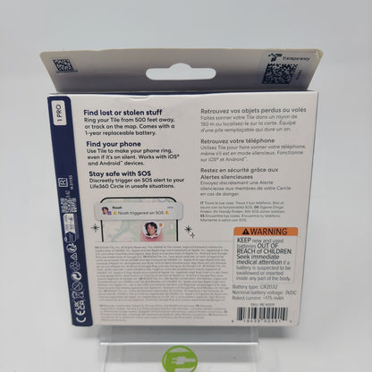 New Tile Life 360 Tracker RE-61011