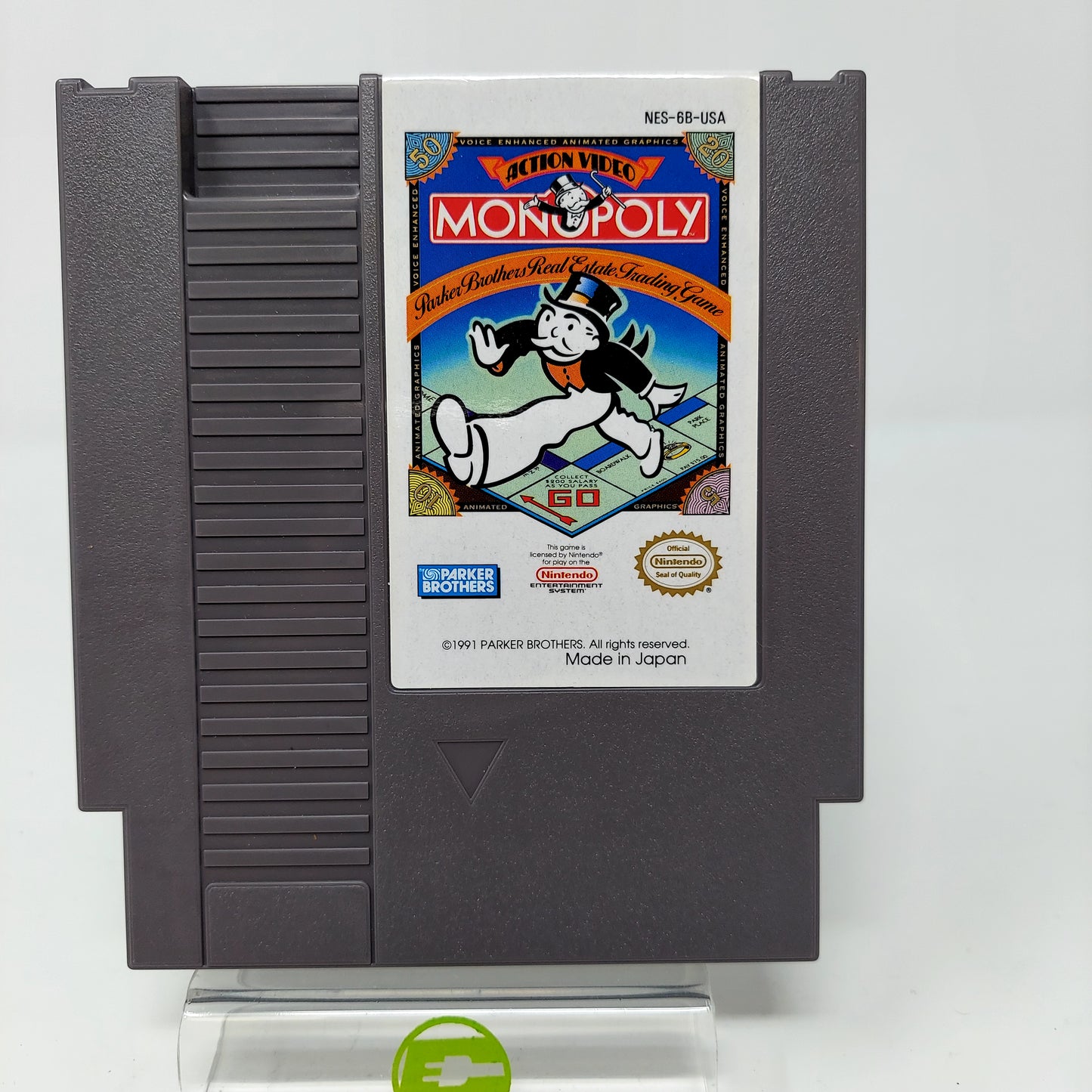 Monopoly (Nintendo NES, 1991) Box + Poster