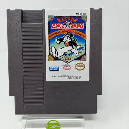 Monopoly (Nintendo NES, 1991) Box + Poster